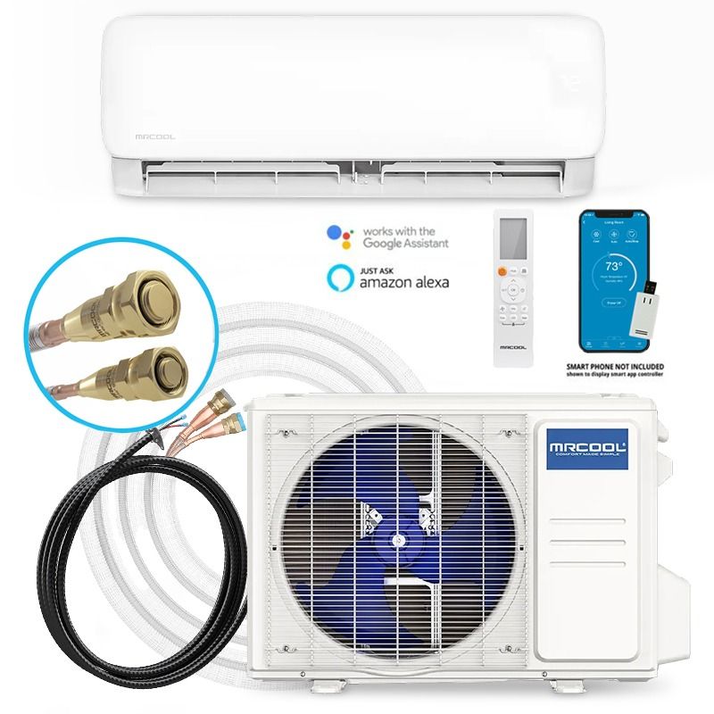 MRCOOL 12K BTU DIY Mini Split System – 5th Gen Easy Pro w/ 16’ Line Set (115V)
